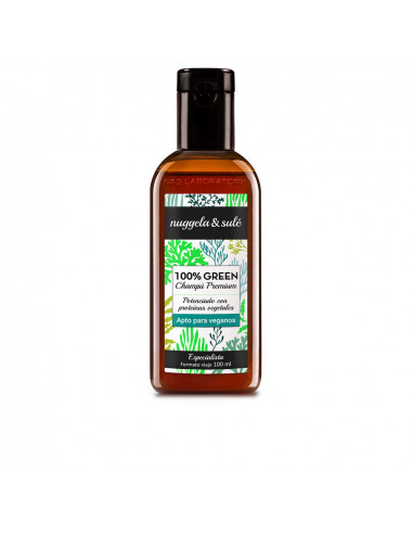 NUGGELA & SULÉ Shampoing Végétalien 100% Vert 100 ml - Soin Naturel et Écologique