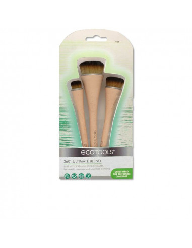 ECOTOOLS 360º ULTIMATE Blend - Make-up Set mit 3 Teilen für ein Perfektes und Strahlendes Finish