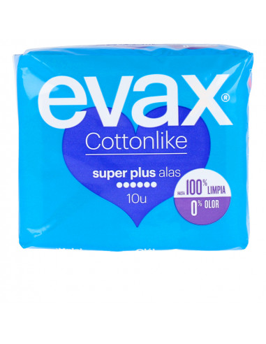 COTTONLIKE compresas super plus alas 10 u