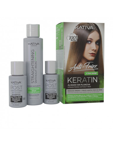 KERATIN ANTI-FRIZZ alisado sin plancha extra brillo 30 días