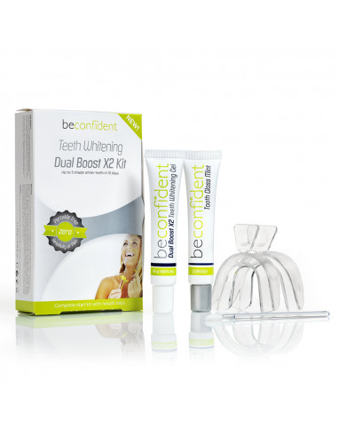 BECONFIDENT Kit Double Boost Zahnaufhellung - 2 x 10 ml für ein Strahlendes Lächeln