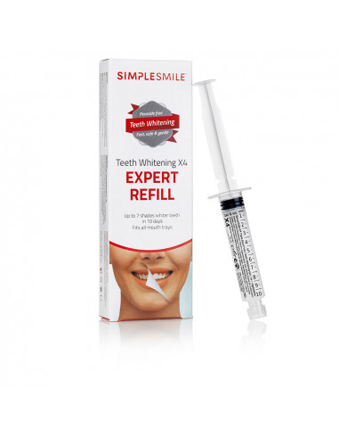 SIMPLESMILE® teeth whitening X4 expert refill 1 u