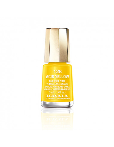 NAIL COLOR 128-acid yellow 5 ml