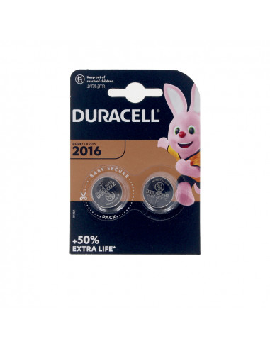 DURACELL BUTTON LITHIUM 3V 2016 DL/CR2016 Akkupack x 2 u