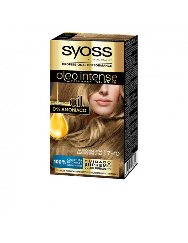 OLEO INTENSE tinta per capelli senza ammoniaca 7.10-biondo naturale 5 pz