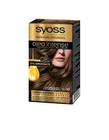 OLEO INTENSE tinta per capelli senza ammoniaca 5.10-castano chiaro 5 pz