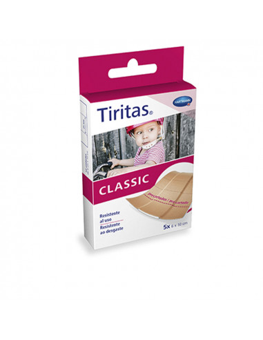 TIRITAS classic 6x10cm precortadas 5 u