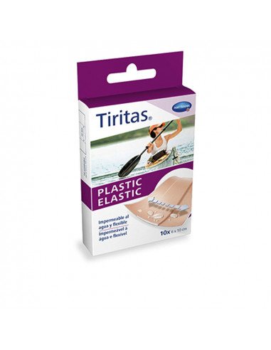 TIRITAS plastic elastic 6x10cm 10 u