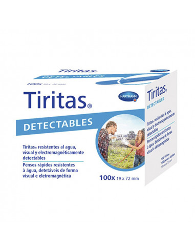 TIRITAS detectables 19x72mm 100 u