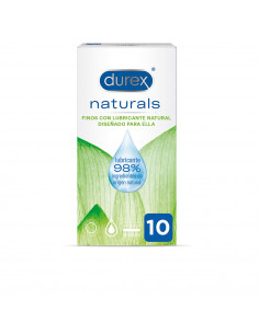 NATURALS fino con lubricante natural preservativos 10 u