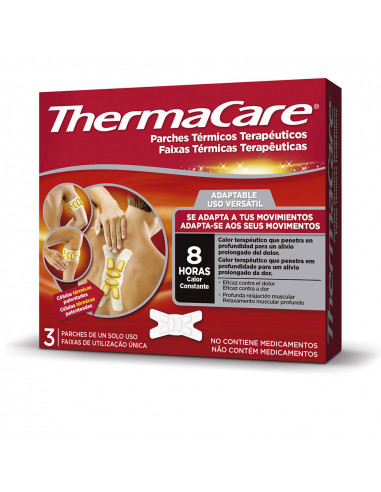 THERMACARE adaptable parches térmicos 3 u