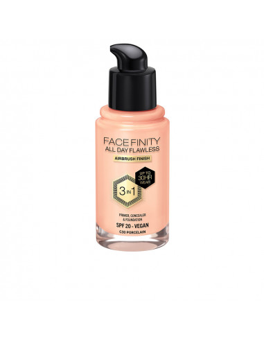 FACEFINITY ALL DAY FLAWLESS 3 IN 1 fondotinta C30-porcellana 30 ml