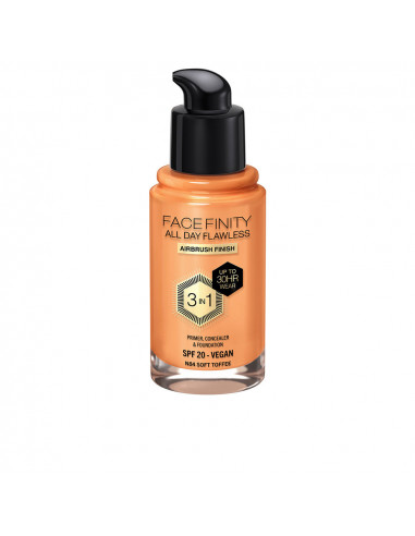 FACEFINITY ALL DAY FLAWLESS 3 IN 1 fond de teint N84-soft toffee 30 ml