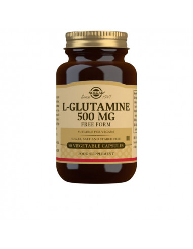 L-GLUTAMINA 500mg. cápsulas vegetales 50 u