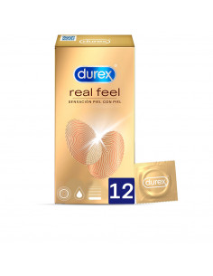 REAL FEEL préservatifs peau à peau 12 u