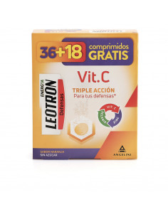 VITAMINA C triple acción comprimidos efervescentes 36 +...