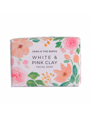 WHITE & PINK CLAY facial soap 100 gr