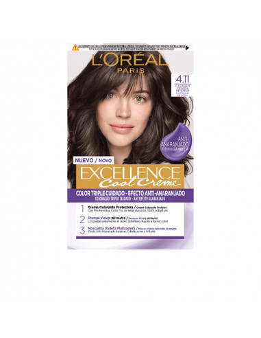 EXCELLENCE crema colorante 4.11-castano cenere intenso 1 u