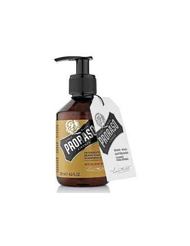 PRORASO Shampoing pour barbe wood and spice 200 ml
