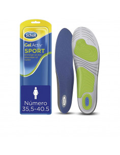 Palmilhas femininas GEL ACTIV SPORT amortecimento e...