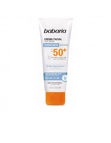 Creme facial ÁCIDO HIALURÔNICO SOLAR FPS50+ 75 ml