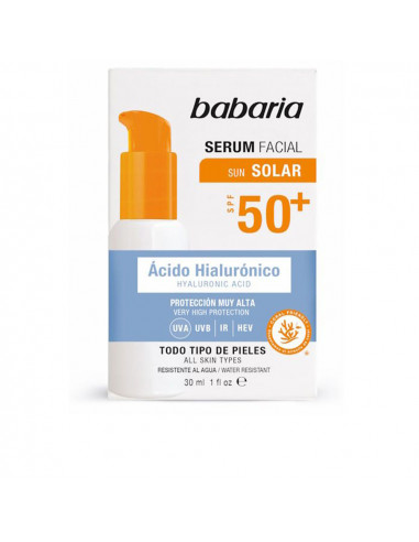 Sérum facial ÁCIDO HIALURÔNICO SOLAR FPS50+ 30 ml