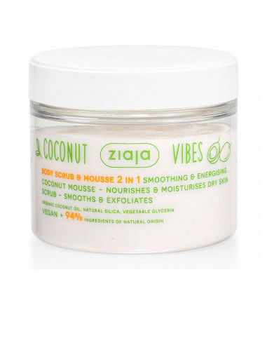 COCONUT & ORANGE VIBES exfoliante corporal y mousse 2 en 1 270 ml