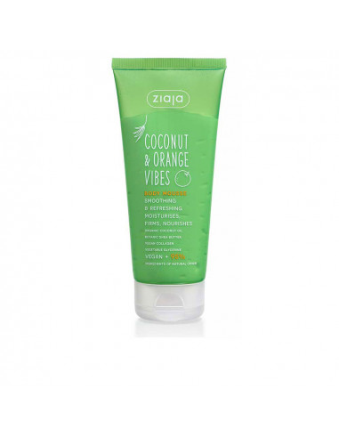 COCONUT & ORANGE VIBES weichmachendes und erfrischendes Körpermousse 200 ml