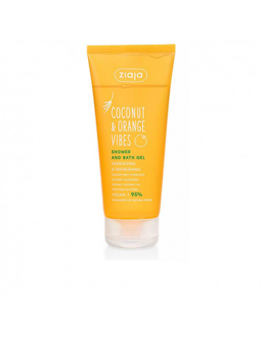 COCONUT & ORANGE VIBES gel de ducha y baño energizante y refrescante 200 ml