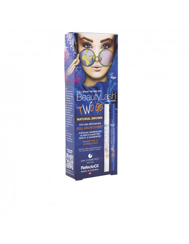 BEAUTY LASH TWO GO colorante per sopracciglia Marrone naturale 2 u