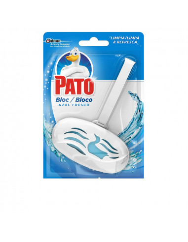 PATO WC BLOC agua azul limpia & higieniza aparato + recambio 40 gr