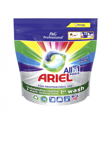 ARIEL PODS PROFESIONAL COLOR detergente 48 cápsulas