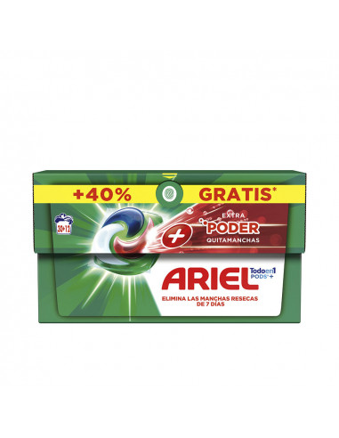 ARIEL PODS EXTRA PUISSANT DÉTACHANT Détergent 3en1 42 capsules