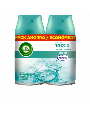 AIR-WICK Recharge pour diffuseur électrique freshmatic nenuco 2 x 250 ml