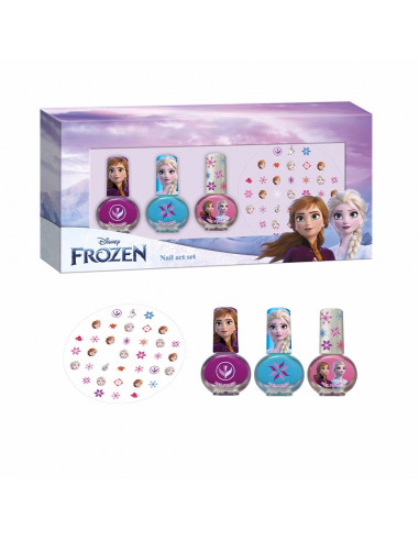 FROZEN SET UÑAS cofanetto 4 pz