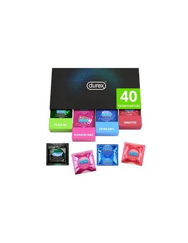 DUREX SURPRISE MIX x 40 préservatifs assortis