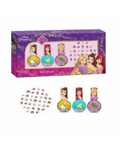 PRINCESAS DISNEY SET UÑAS cofanetto 4 pz