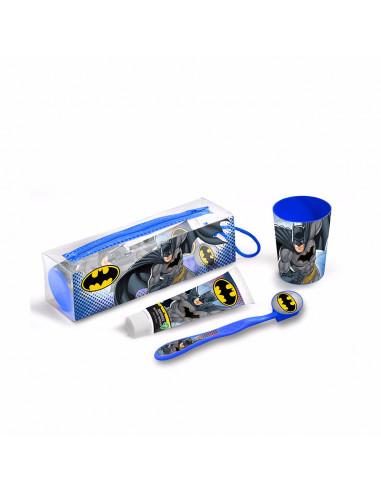 CARTOON Set di Igiene Dentale Cartoon Batman - 4 pezzi