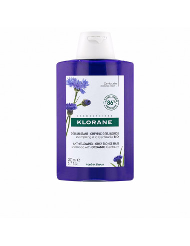 A LA CENTAUREA BIO shampoo antigiallo per capelli grigi e biondi 200 ml