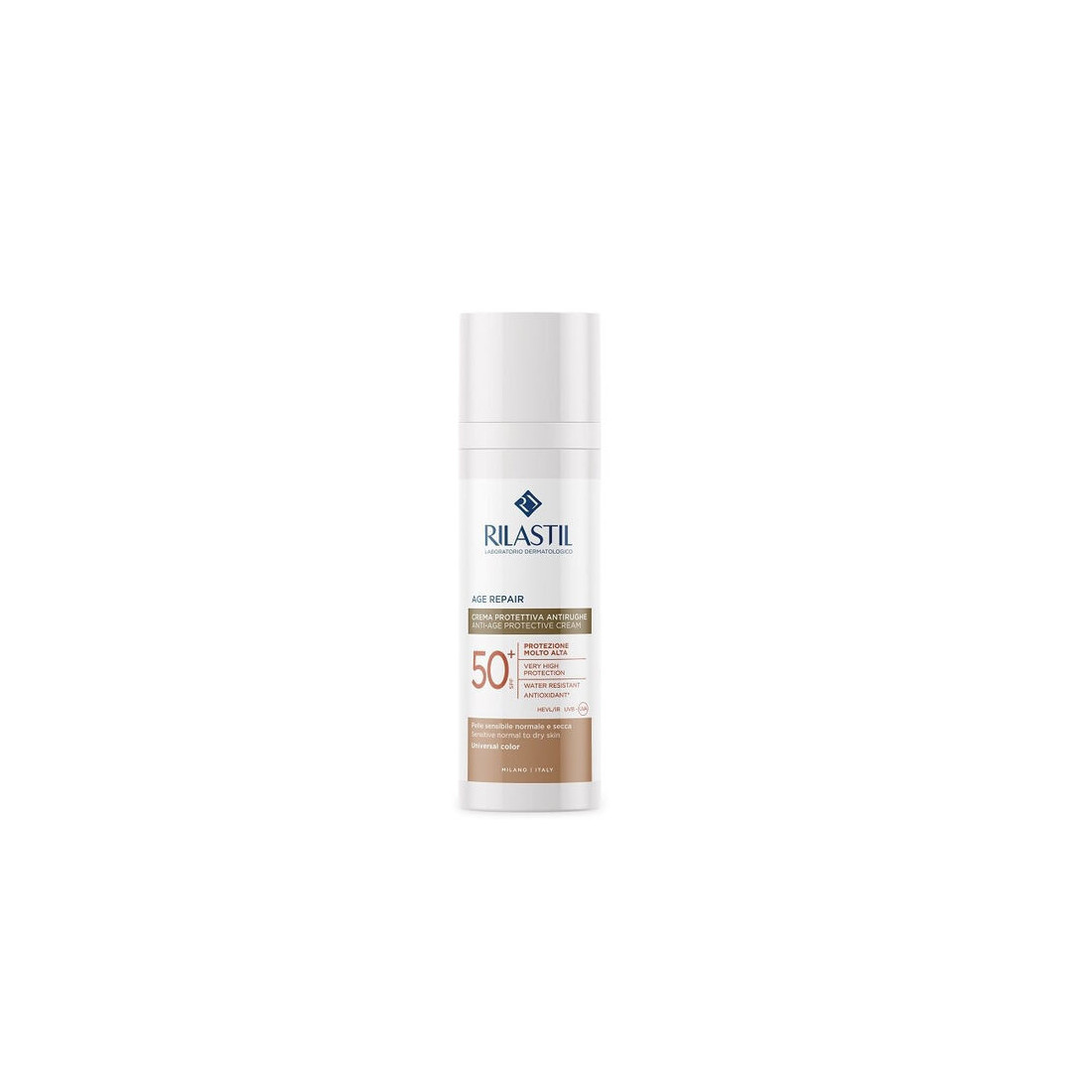 SUN SYSTEM AGE REPAIR COLOR fotoprotector anti-envejencimiento con color SPF50+ 50 ml