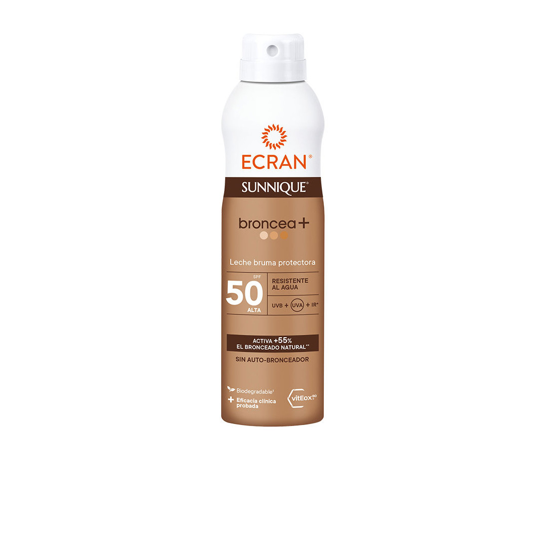 ECRAN SUNNIQUE BRONCEA+ bruma protect SPF50 250 ml