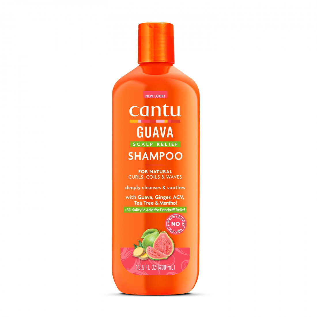 Shampoo para alívio do couro cabeludo GUAVA & GINGER 400 ml