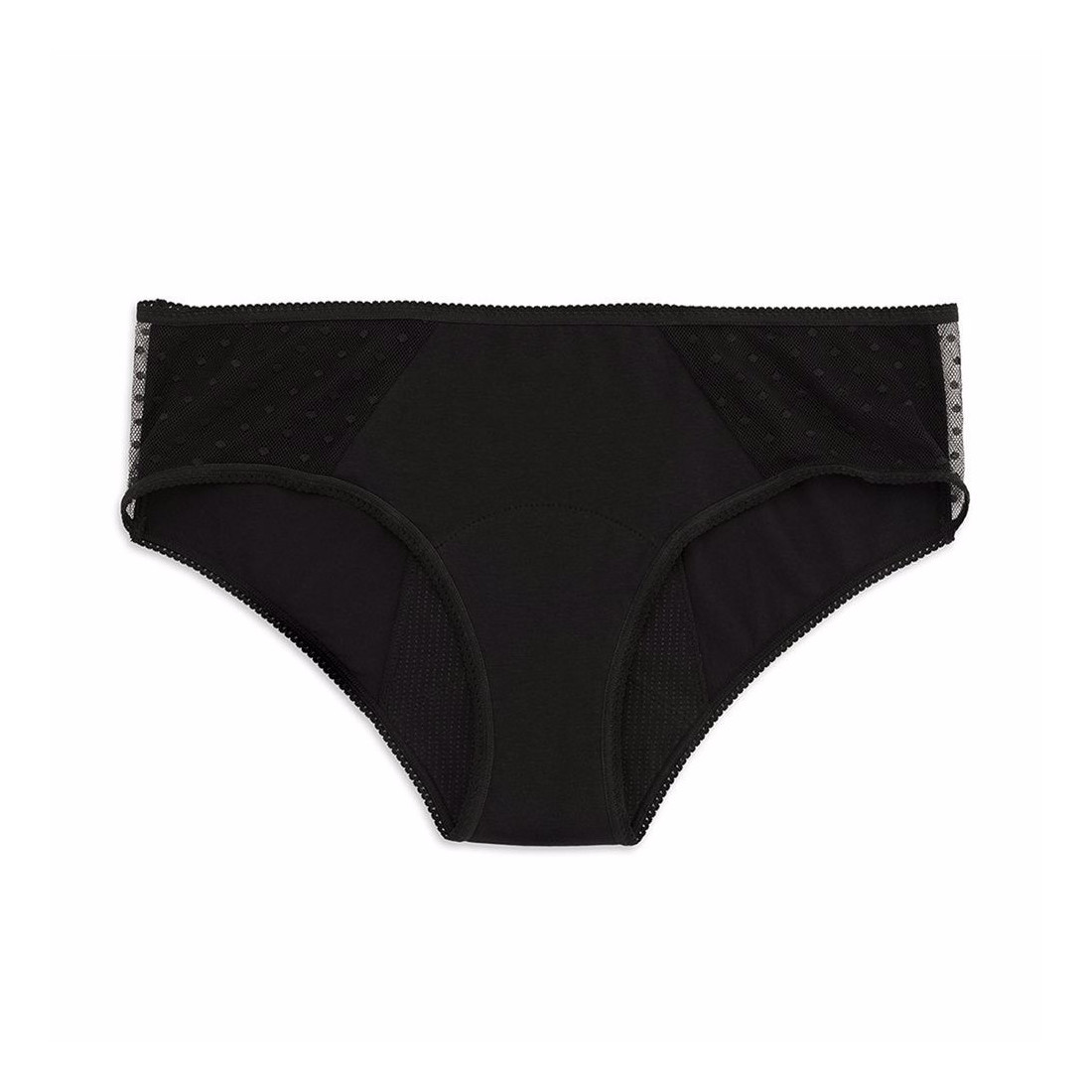 KIWITAS CLASSIC PLUMETI braguitas menstruales negro S 1u