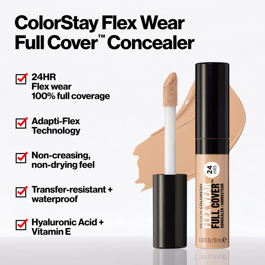 COLORSTAY FLEX WEAR corrector ojeras y rostro 040-medium 10 ml