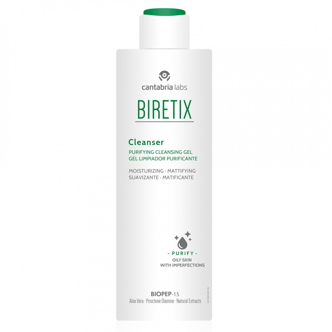 BIRETIX CLEANSER gel de limpeza purificante 400 ml