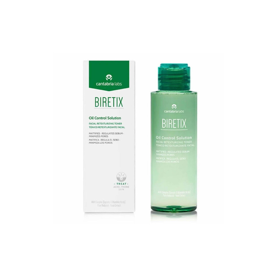 BIRETIX OIL CONTROL SOLUTION toner retexturizante facial 100 ml