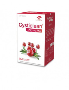 CYSTICLEAN CLASSIC 240 mg de cápsulas de PAC e Cranberry 60 unidades