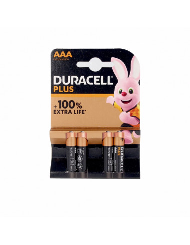 DURACELL PLUS POWER LR03 pilas pack x 4 u