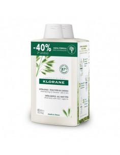 A LA LECHE DE AVENA champú extrasuave duo 2 x 400 ml