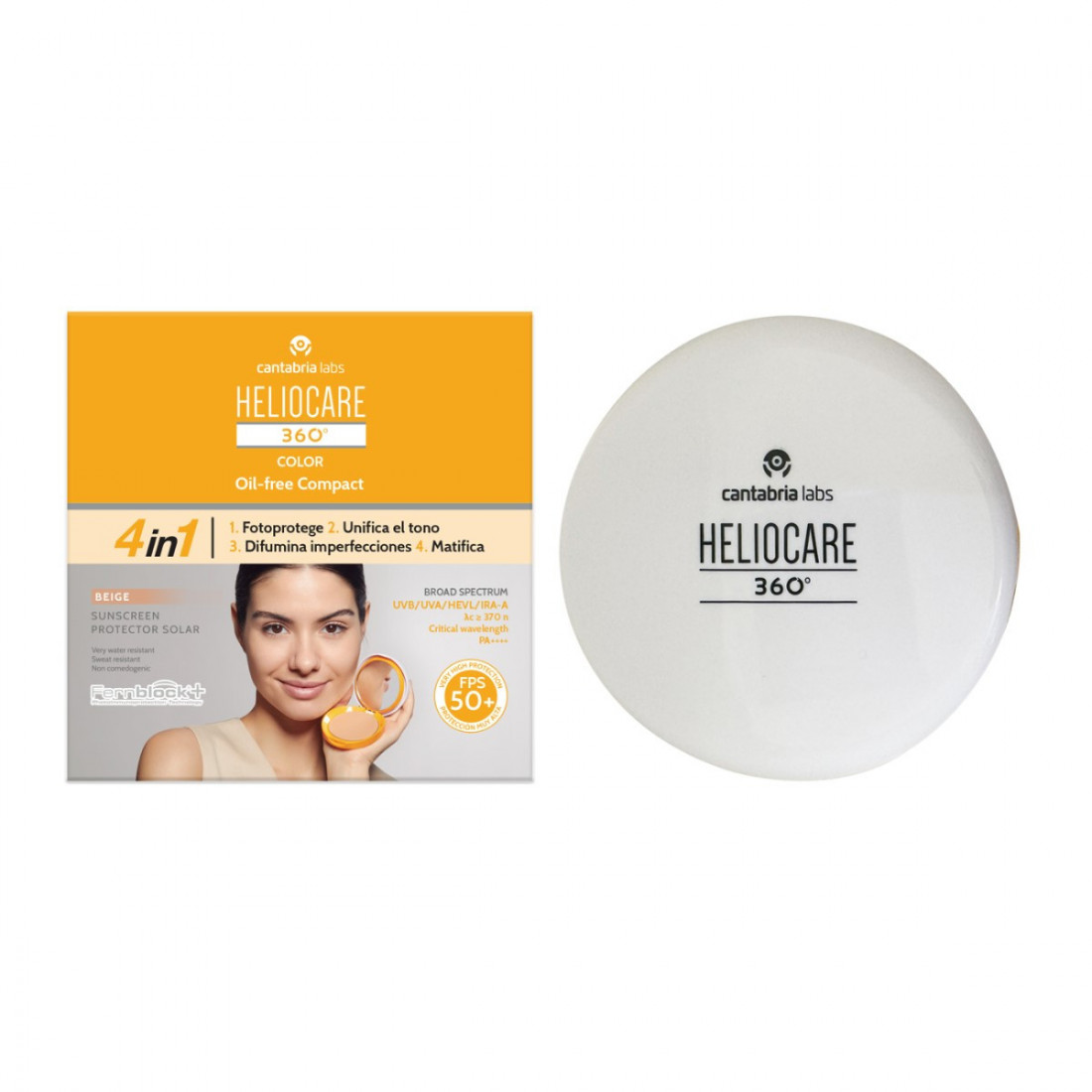 HELIOCARE 360º color compacto oil-free SPF50 Beige 10 gr